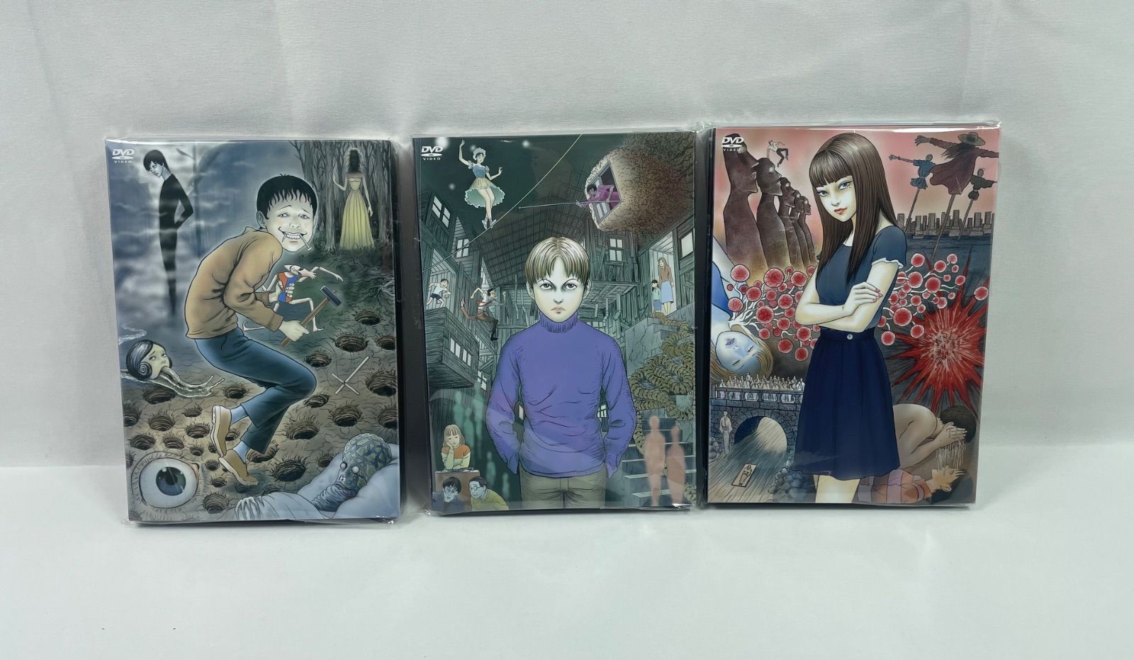 A1800 伊藤潤二 コレクション DVD 完全版 上 中 下 3点セット