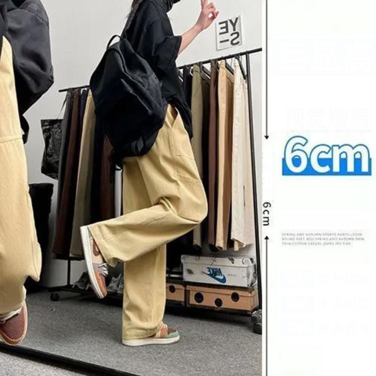 パンツ 紐付き ロングパンツ レディース ポケット付き 美脚 ウエストゴム ボトムス ストレートパンツ 無地 シンプル カジュアル 長ズボン カーゴパンツ 大きいサイズ ワイドパンツ 春 夏 秋 ダ cjfj145378 DECORATOM_COM_BR