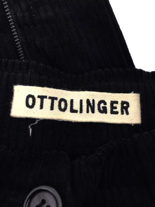 OTTOLINGER オットリンガー コーデュロイカーゴ ボンテージ パンツ 黒