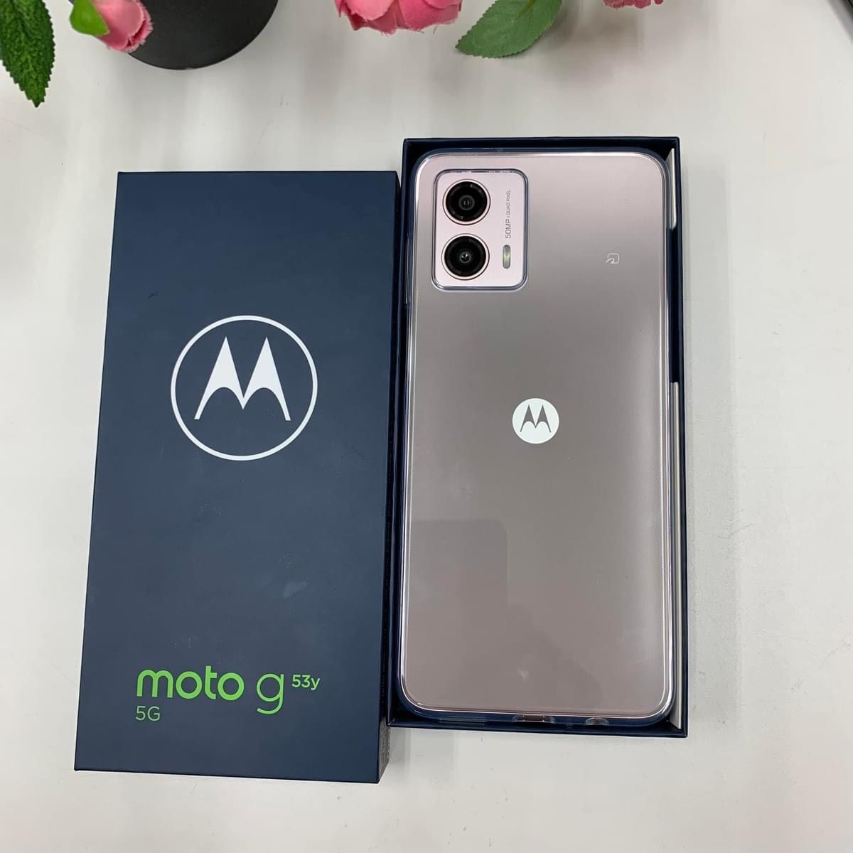 MOTO G53Y 売れ筋 中古)Motorola moto g53y 5G 128GB ペールピンク
