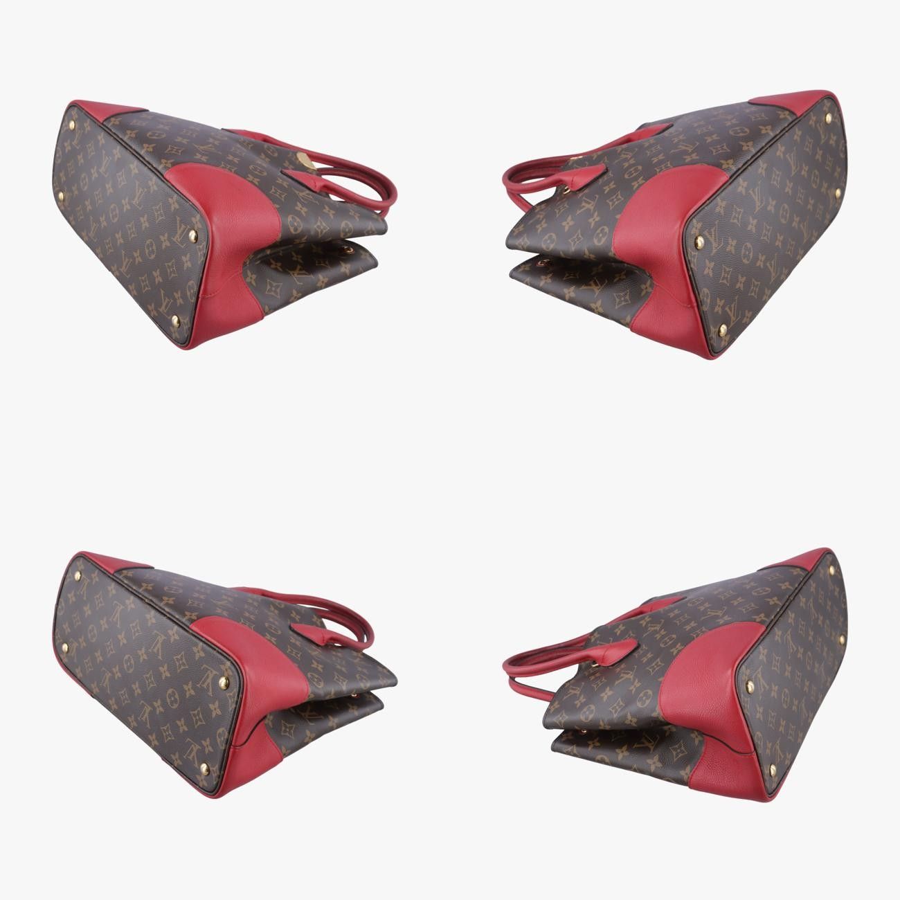 ルイヴィトンLouis Vuittonフランドリンモノグラム|ブラウン系×スリーズモノグラムキャンバス×カーフレザーM41596DU0168