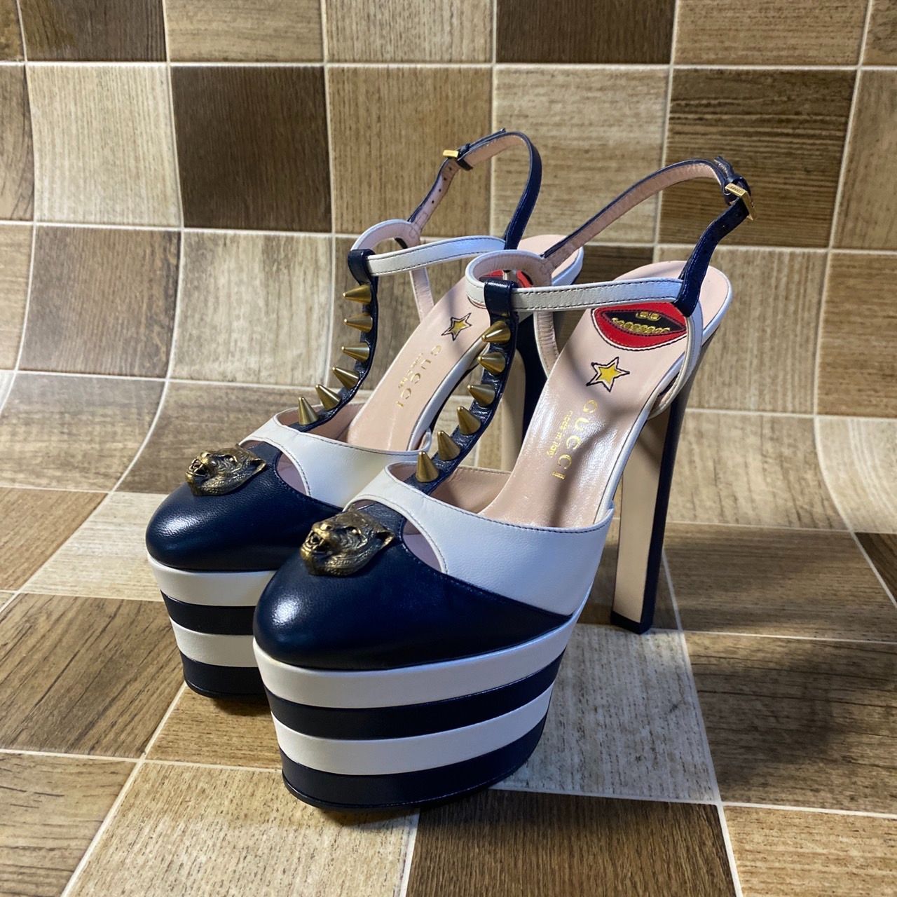 GUCCI グッチ パンプス サンダル 36サイズ GUCCI(グッチ) / パンプス/36/BLK/レザー/269713 | 中古品の販売