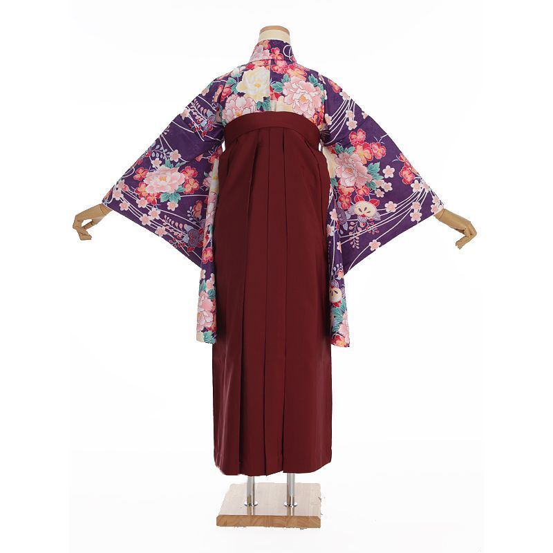 袴セット 大学卒業式 大学生 専門 卒業式 袴 女子 3点セット ♥ パープル系 レッド系 Z035