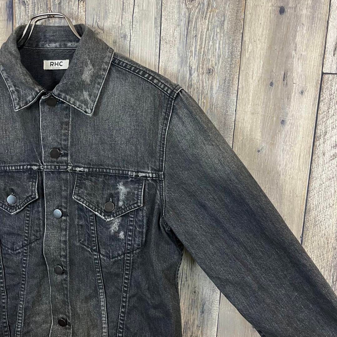 RHC RON HERMAN ロンハーマン ブラック デニム ジャケット S - メルカリ