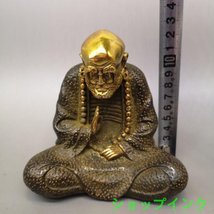 達磨仏像  町の家 開運風水 招財  置物  装飾品 工芸品 美術品 仏教美術 仏像 達磨祖師仏像 招財 開運 風水 銅製品 工芸品 置物