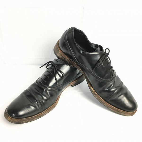 交換OK TOD S トッズ size10 28.5 黒|BLACK イタリア製 内羽根 ストレートチップ ビジネスシューズ|メンズ 菅NO.ZC-141<sale>