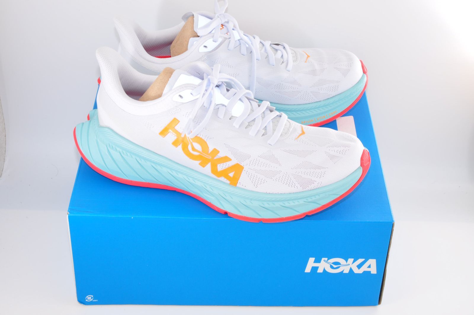 HOKA |HOKA ONEONE ホカ カーボンX2 メンズ スニーカー ランニングシューズ 27.0cm ホワイト ♥