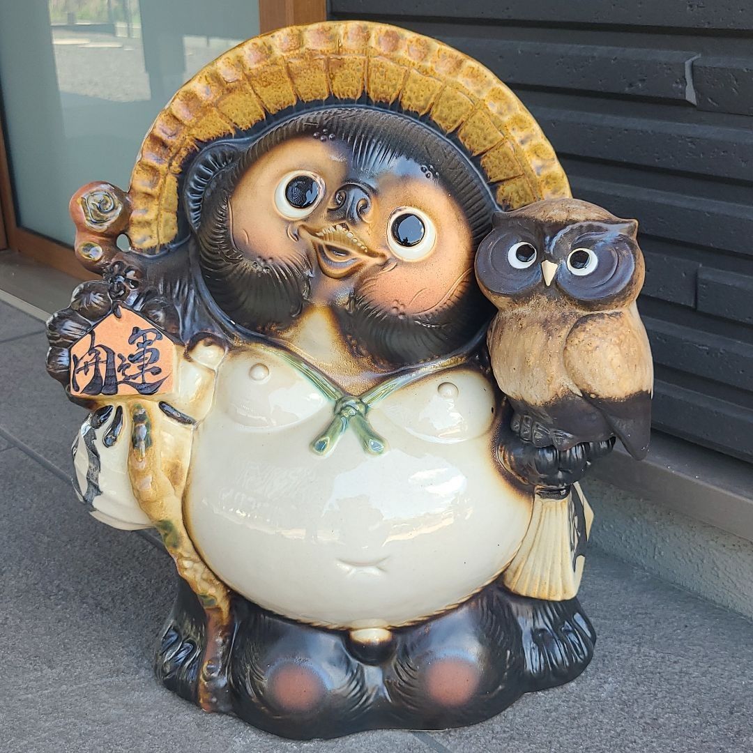 チョー縁起物❗信楽焼開運狸 高さ４２cm チョー縁起物❗信楽焼開運狸 高さ42cm 【公式通販】