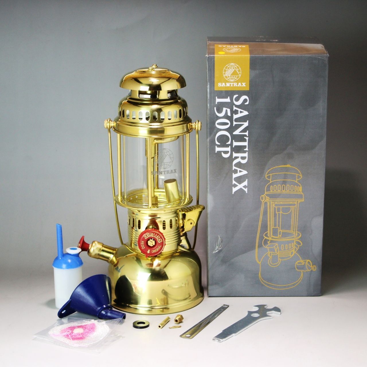 SANTRAX 150cp Gold ランタン/ サントラックス Petromax ランタン