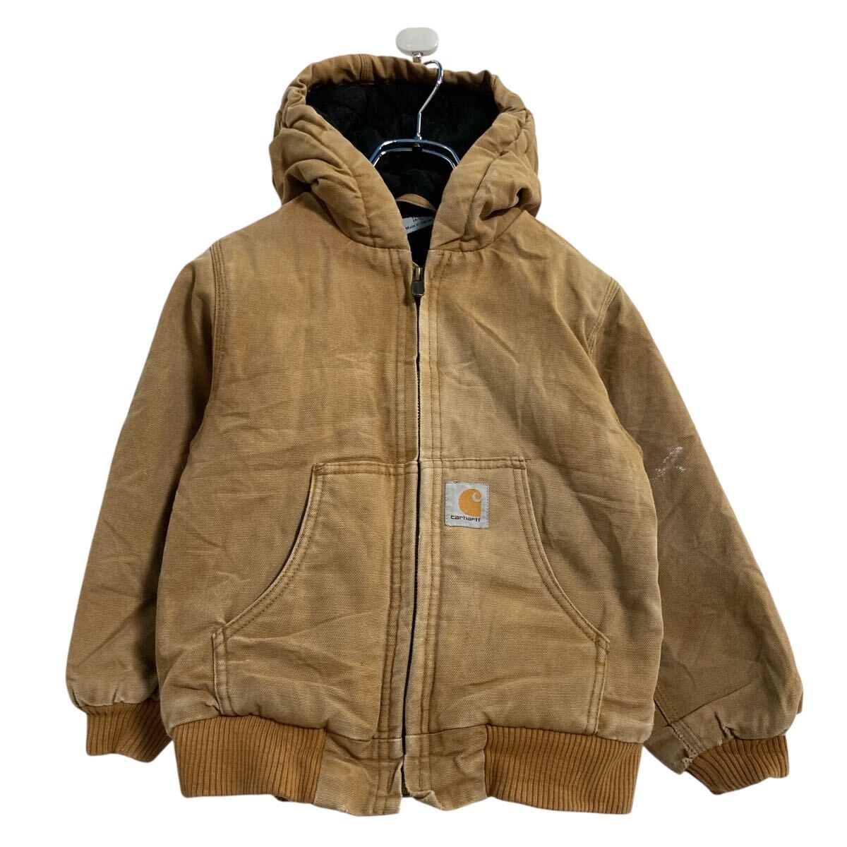 carhartt アクティブジャケット キッズ 2XS 4-5歳 ブラウン