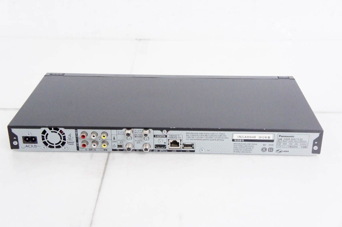 概要 HDD搭載ハイビジョンブルーレイディスクレコーダー DMR-BWT500 | ブルーレイ／DVDレコーダー | Panasonic