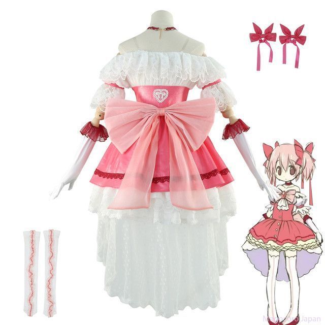 コスプレ衣装魔法少女まどか マギカ鹿目まどかピンク魔女の夜の廻天ドレスプリンセス