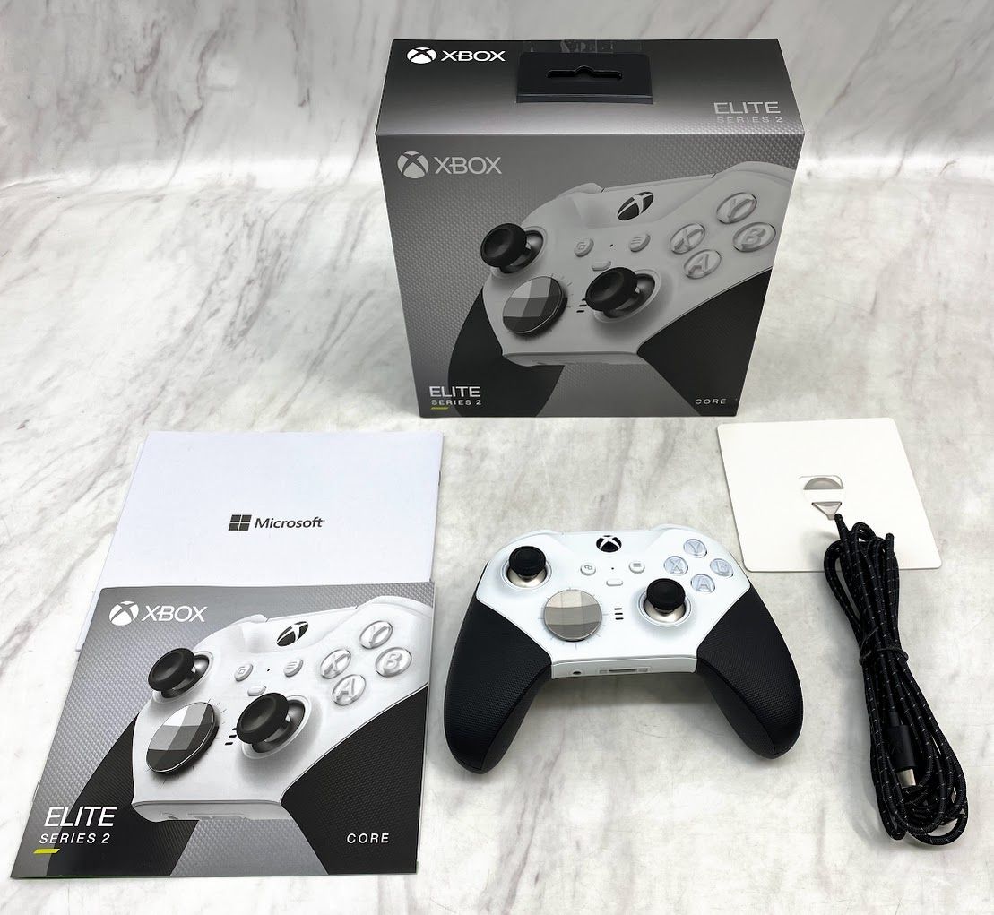 美品】 【純正品】Xbox Elite ワイヤレス コントローラー Series 2 Core Edition (ホワイト) A0822  0919ML003 0120240912103793 - メルカリ