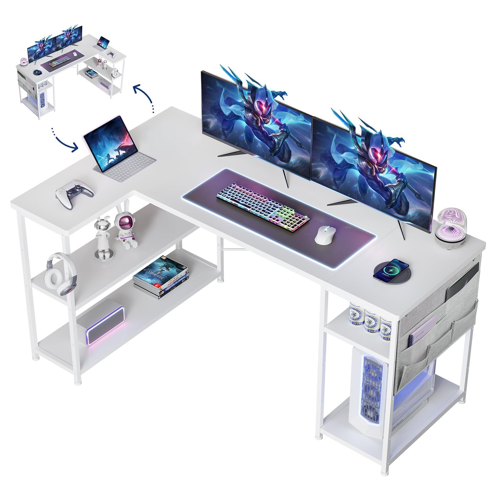 コーナーデスク PC