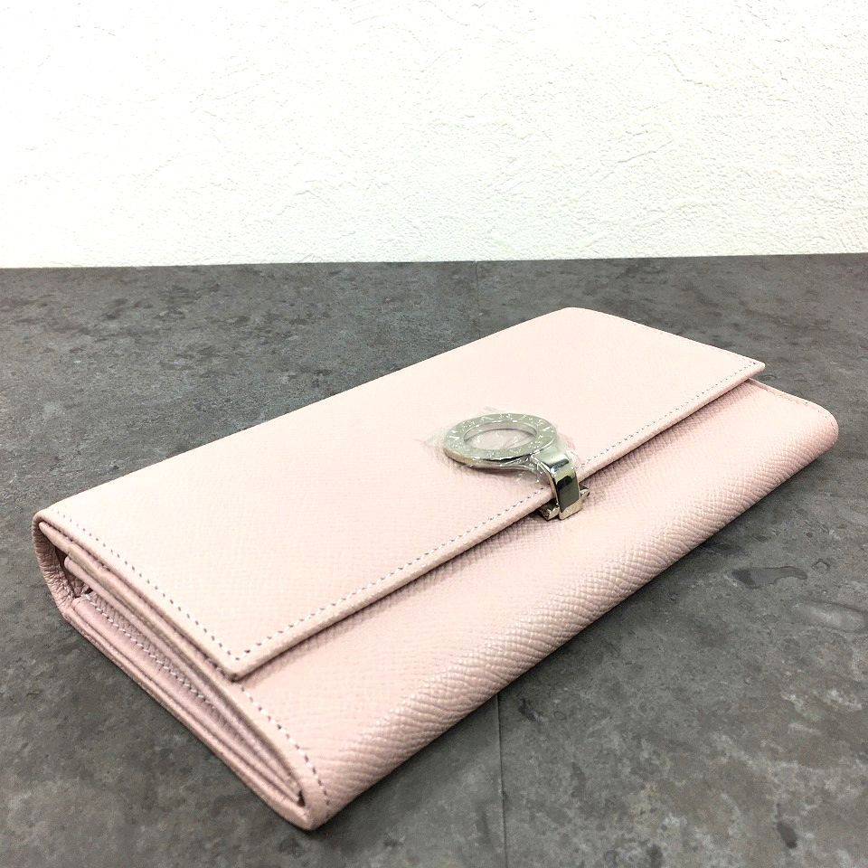 美品 定番人気 ブルガリ 長財布 クリップ 金 ビーゼロワン 折り財布 ピンク 美品 定番人気 ブルガリ 長財布 クリップ 金 ビーゼロワン 折り