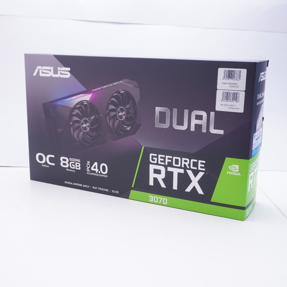 ASUS エイスース PC周辺機器 グラフィックボード DUAL-RTX3070-O8G GeForce RTX 3070