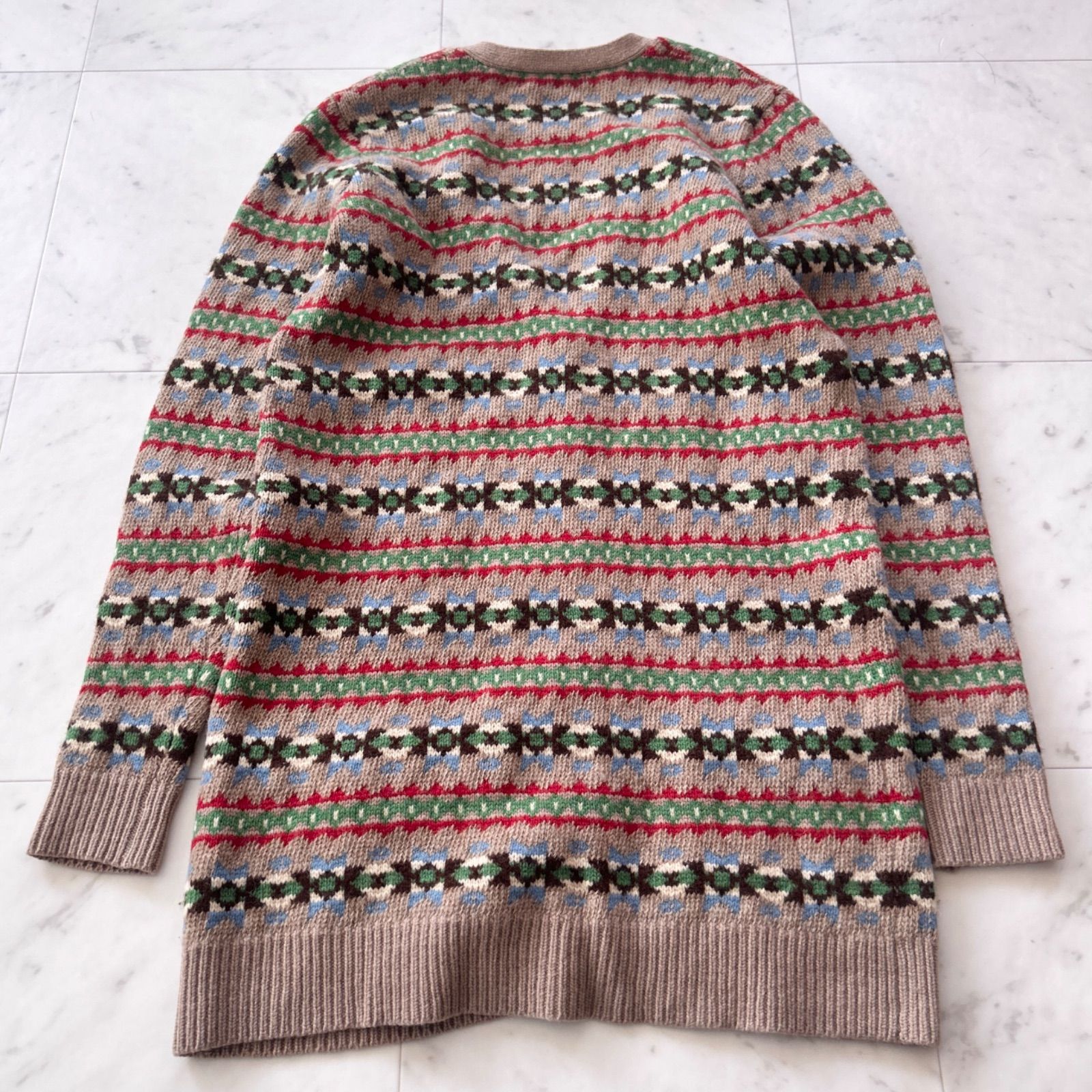 ラルフローレン ウール カシミヤ ニット カーディガン Mサイズ フェア