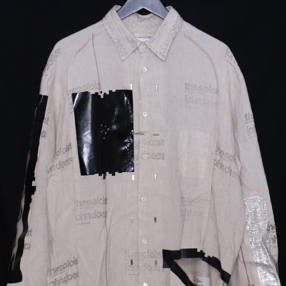 The SoloIst. 21aw LSシャツ TAKAHIRO MIYASHITA THE SOLOIST. サイドバックジップノット