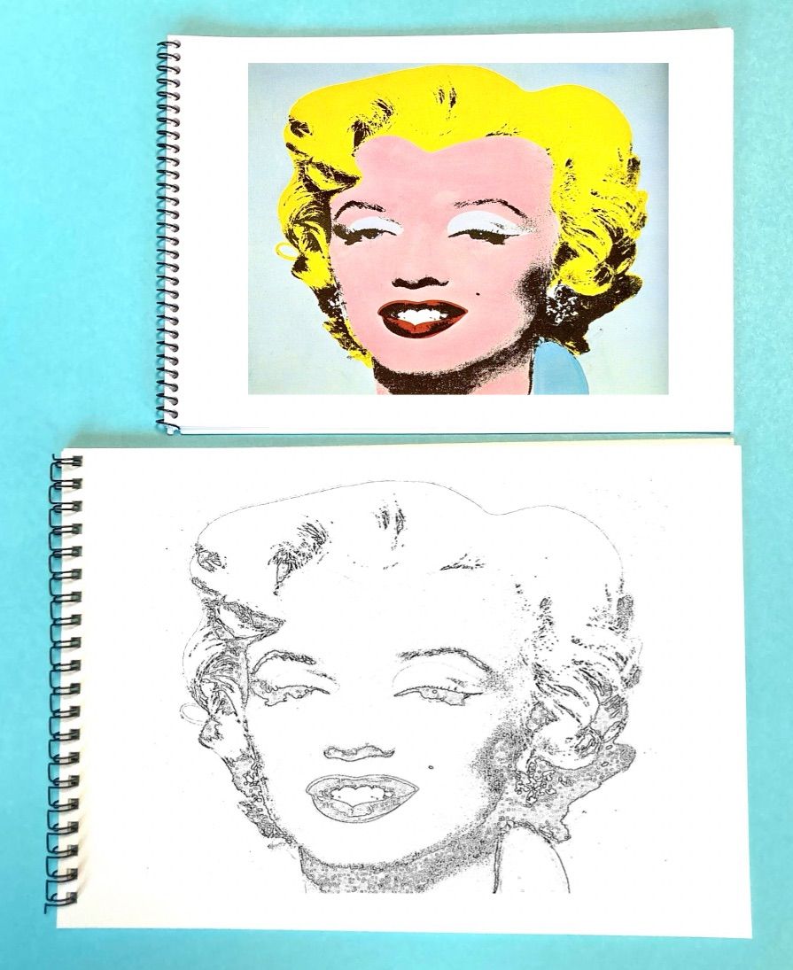 アンディ・ウォーホルの『ぬりえ』 、プリポップ アート ブック