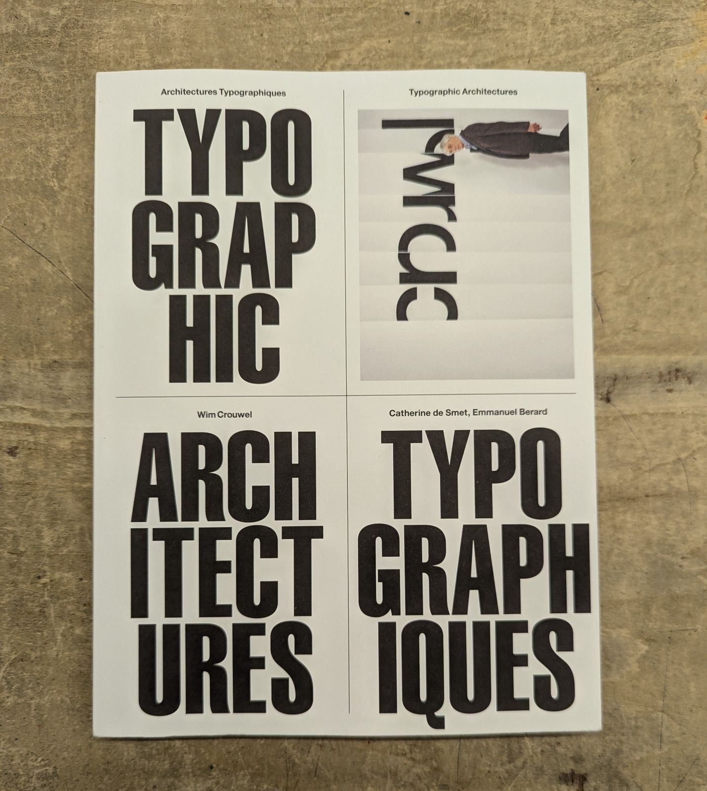 Wim Crouwel Typographic Architectures