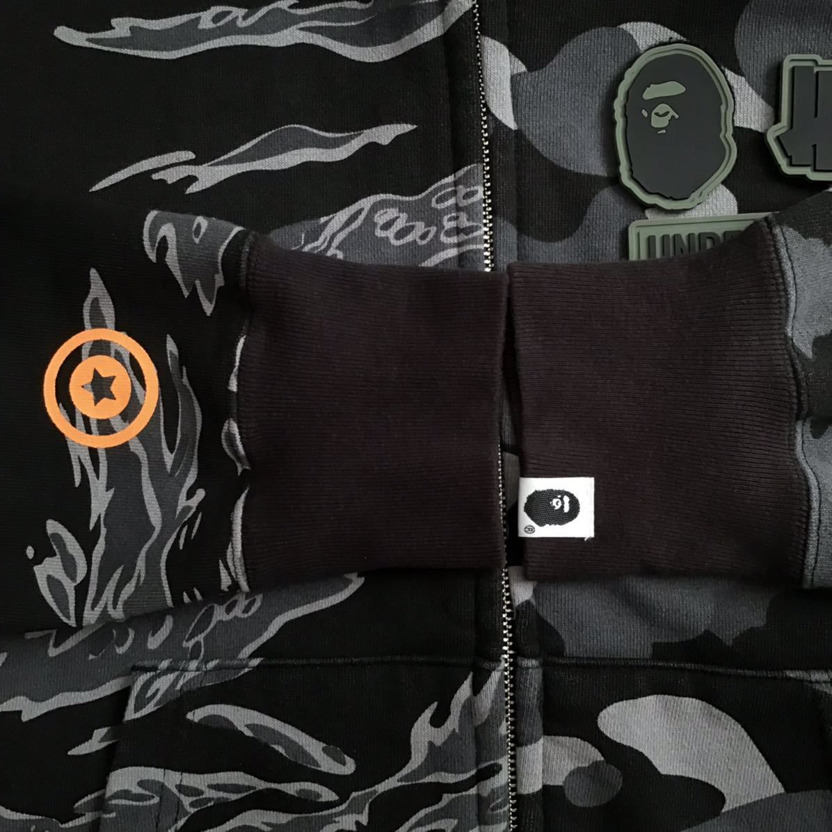 Undefeated × BAPE タイガー シャーク パーカー Sサイズ tiger shark  