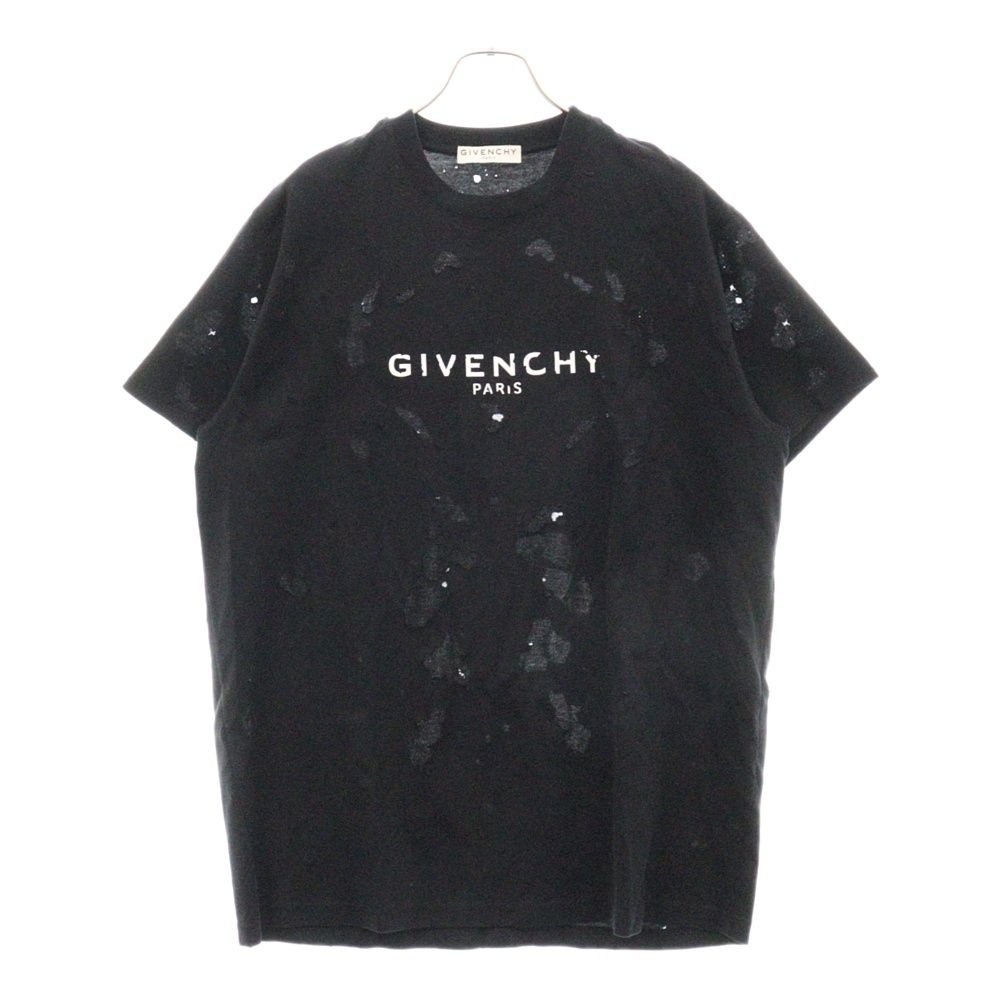GIVENCHY (ジバンシィ) デストロイ ダメージ加工半袖Tシャツ GIVENCHY (ジバンシィ) デストロイ ダメージ加工半袖Tシャツ