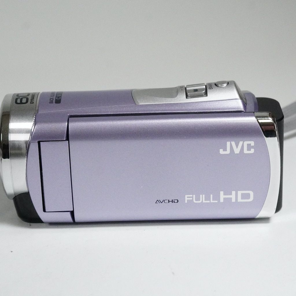JVC ビクター GZ-E310-V カメラ JVC Victor Everio GZ-E310-V パープル 動作OK 返金保証 ⁄2123