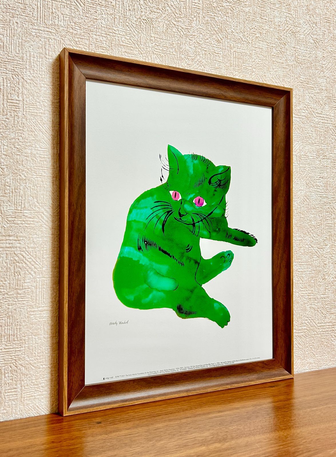新品☆額縁付アートポスター(BRUCE MCGAW GRAPHICS)☆アンディ