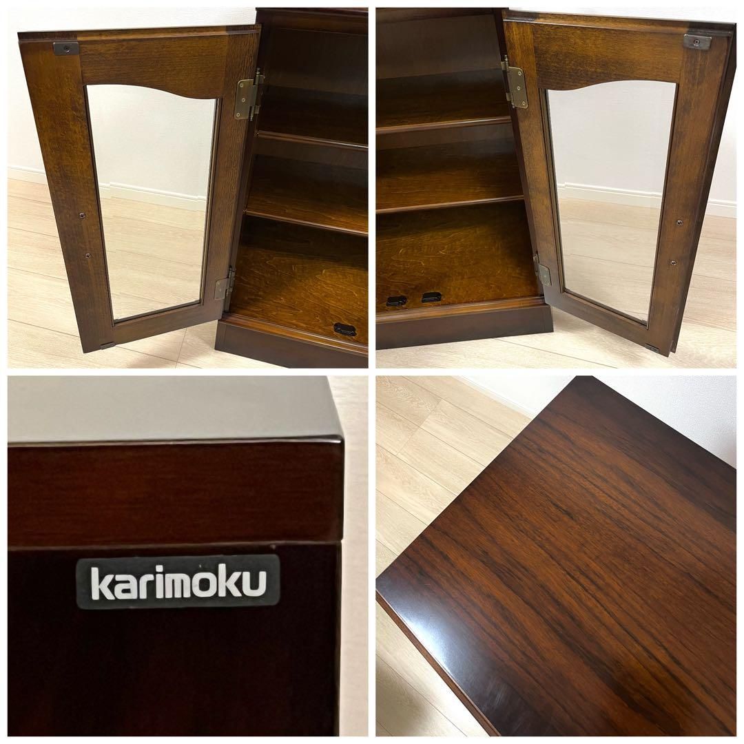 コロニアル ガラスキャビネット