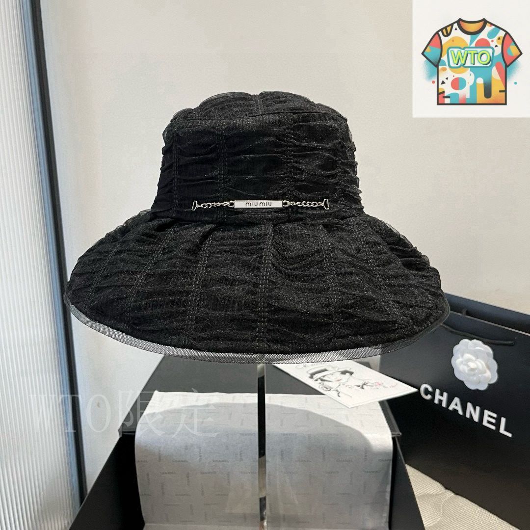 【美品】【即購入OK】MIU MIU ブラック バケットハット 美品】【即購入OK】MIU MIU ブラック バケットハット - メルカリ