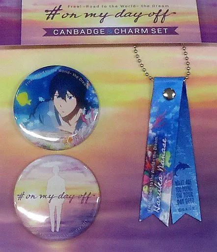 Free！on my day off缶バッジセット　七瀬遙 Free! 七瀬遙 缶バッジ セット on mydayoff フォトプロ等…