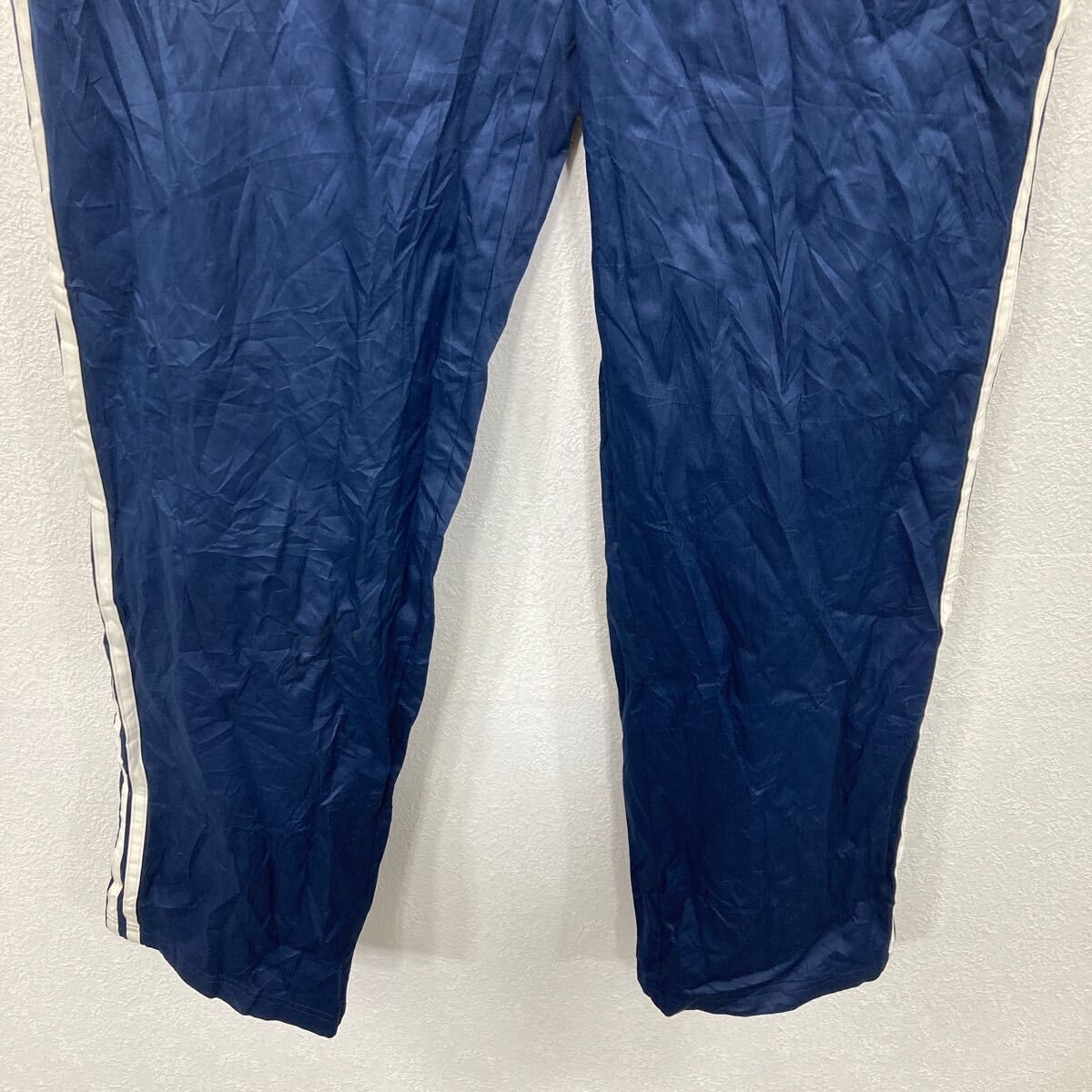 adidas ジャージパンツ L ネイビー アディダス ナイロンパンツ 裏