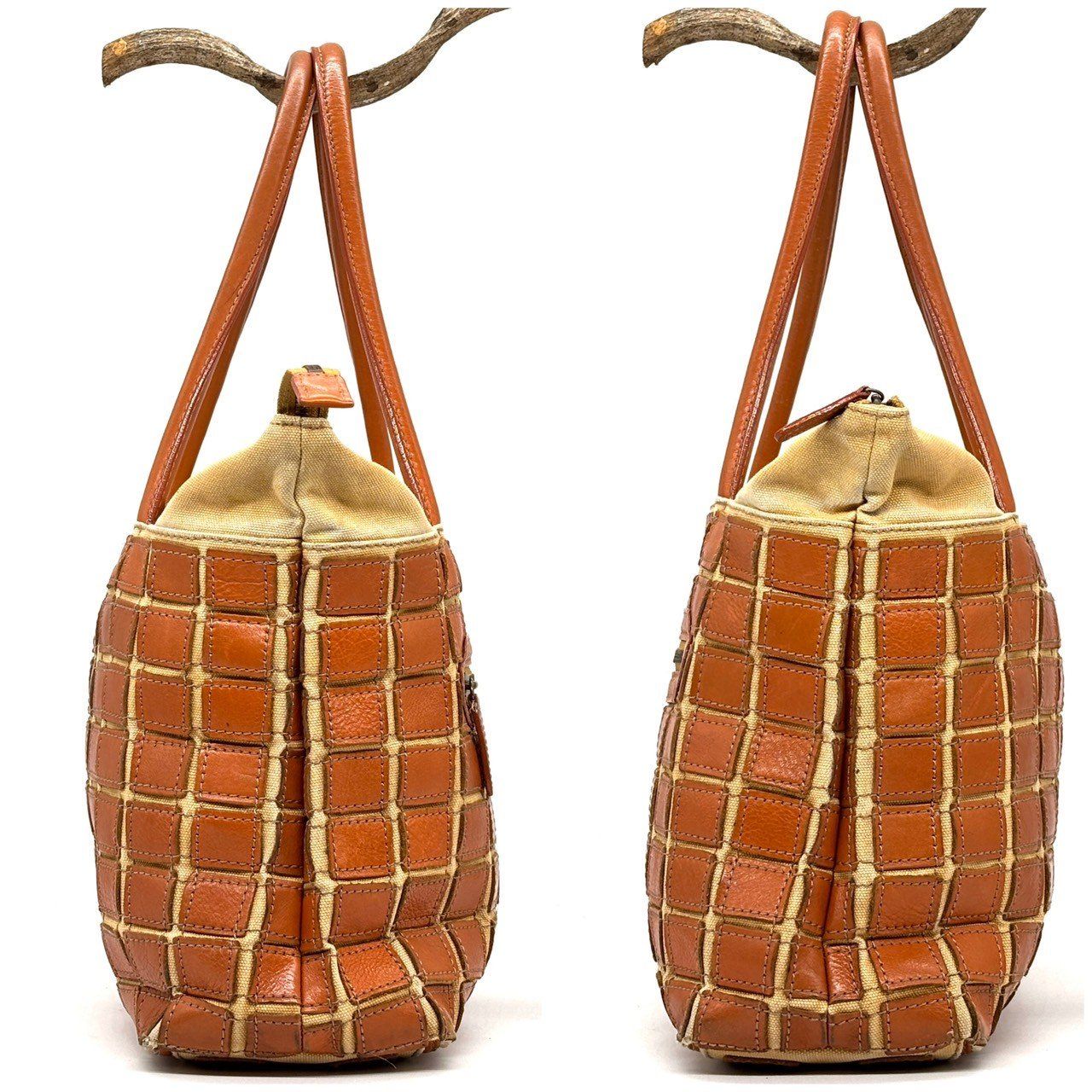 使うほど味わい増す✨】 Dakota ダコタ トートバッグ ブロック