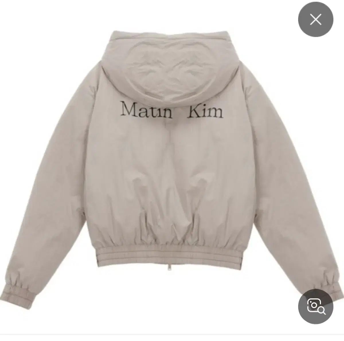 MATIN KIM ダウンジャケット 23F/W HIGH NECK CLASSIC CROP