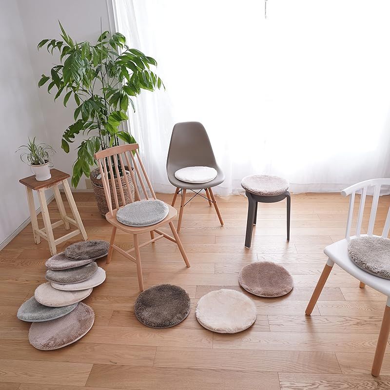 トシシミズ Toshishimizu ラグ ベージュ 35×35cm 洗える 高反発 ウレタン MS305 0