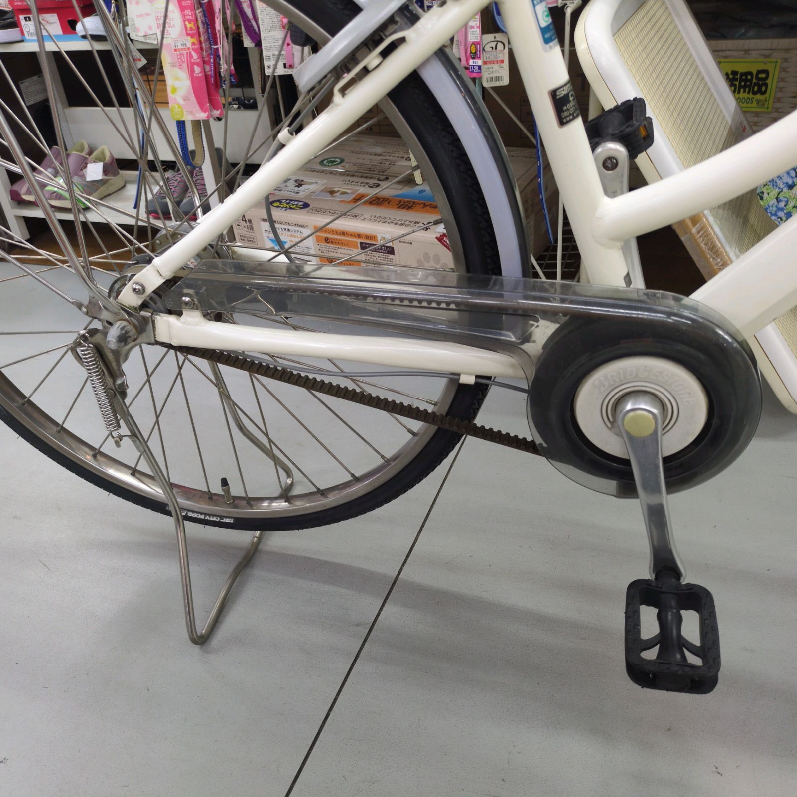 J288  サビキズ使用感有り★軽快自転車★BRIDGESTONE★アルベルト★内装5段★LEDオート★26インチ もぐ様専用J288 サビキズ使用感有り☆軽快自転車☆BRIDGESTONE