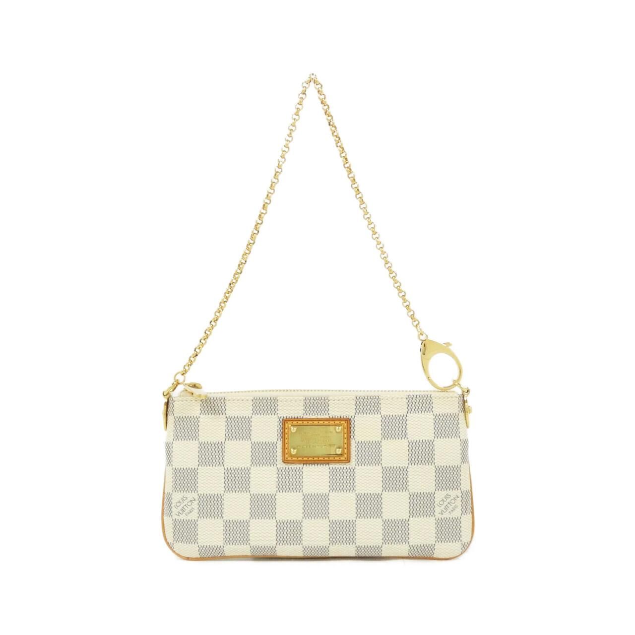 ルイ・ヴィトン ダミエ・アズール ポシェット・ミラMM N60027　収納袋箱付 LOUIS VUITTON】ルイヴィトン『ダミエ アズール ポシェット ミラ
