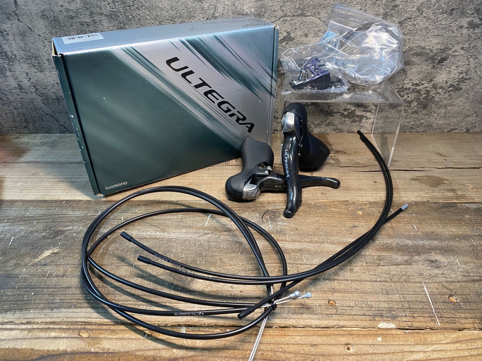 USED品）SHIMANO ST-6700 ULTEGRA STIレバー左右セット シマノ 6700