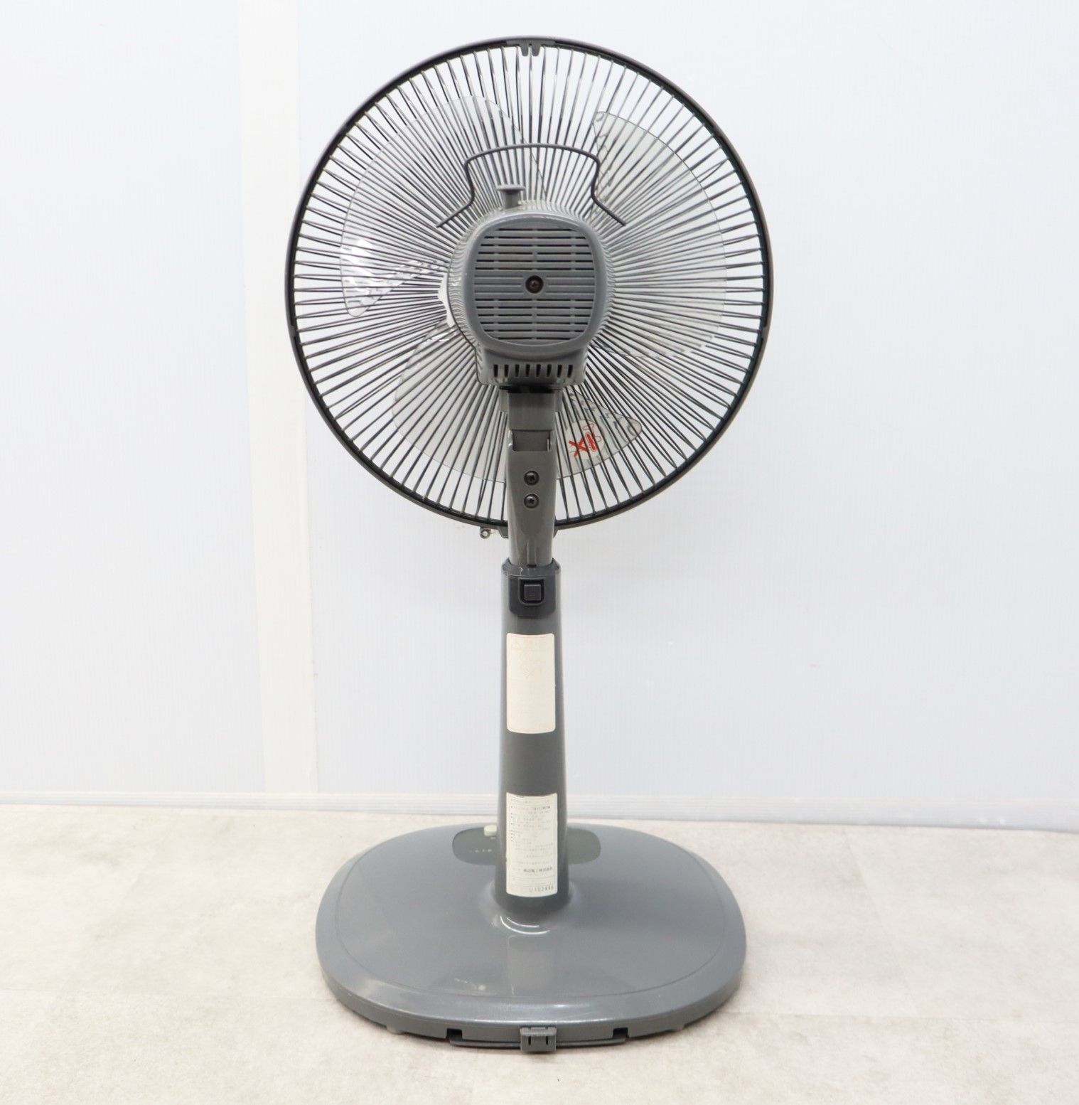 ▽最大高さ約88cm 簡易動作確認済み｜リビング扇風機 グレー