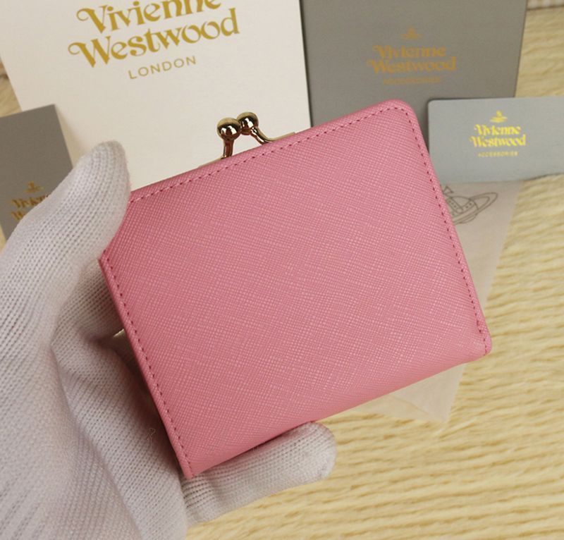 Vivienne Westwood 二つ折り財布 型番88VV706 ピンク