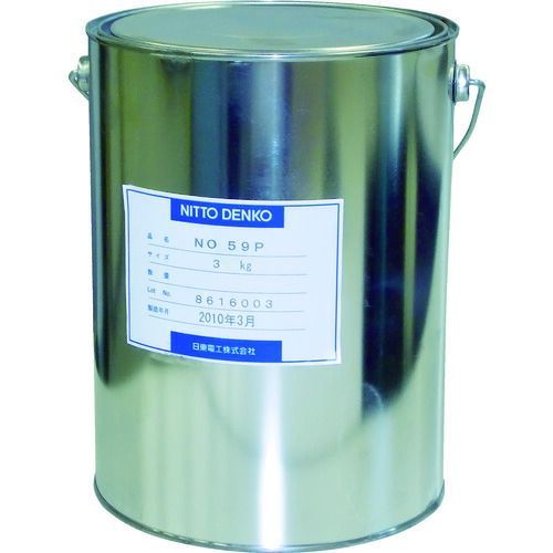 日東 地中埋設向けペトロラタム防食テープ用下塗り材 ＮＯ．５９ＰＷ ３ｋｇ缶