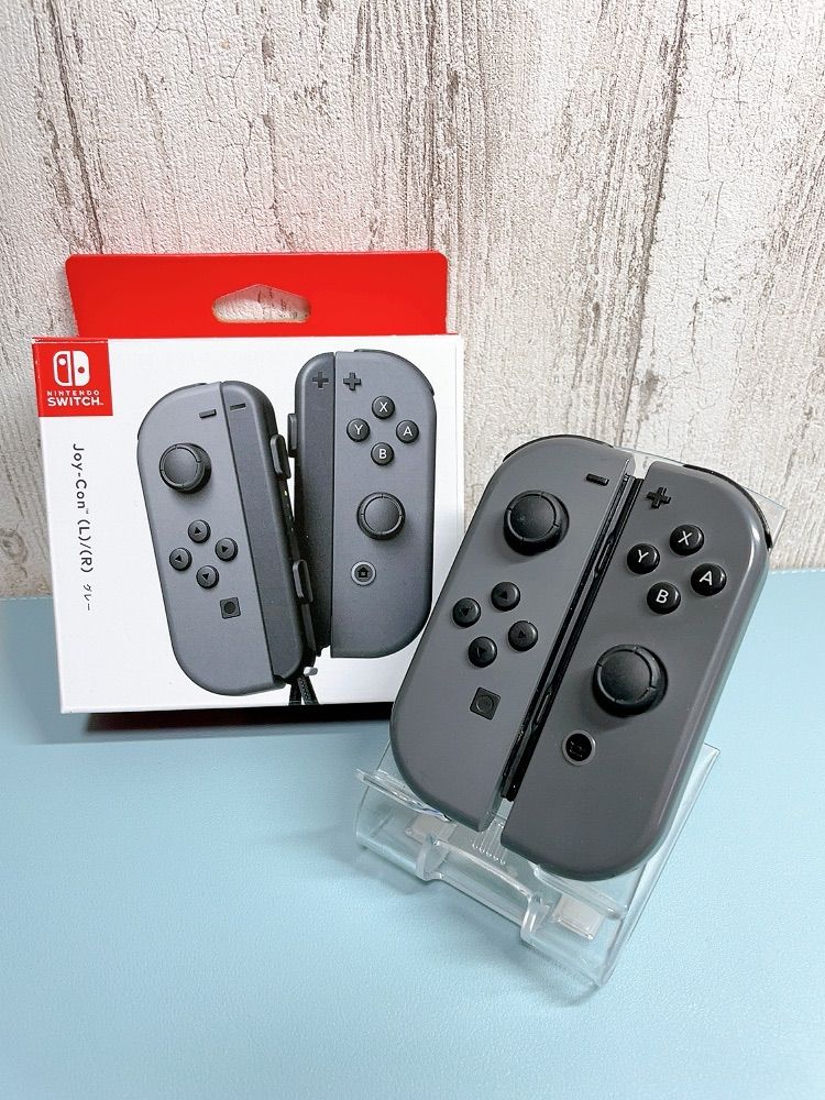 準美品 人気カラー 廃盤グレー Switch 左右 ジョイコンJoy-Con - メルカリ