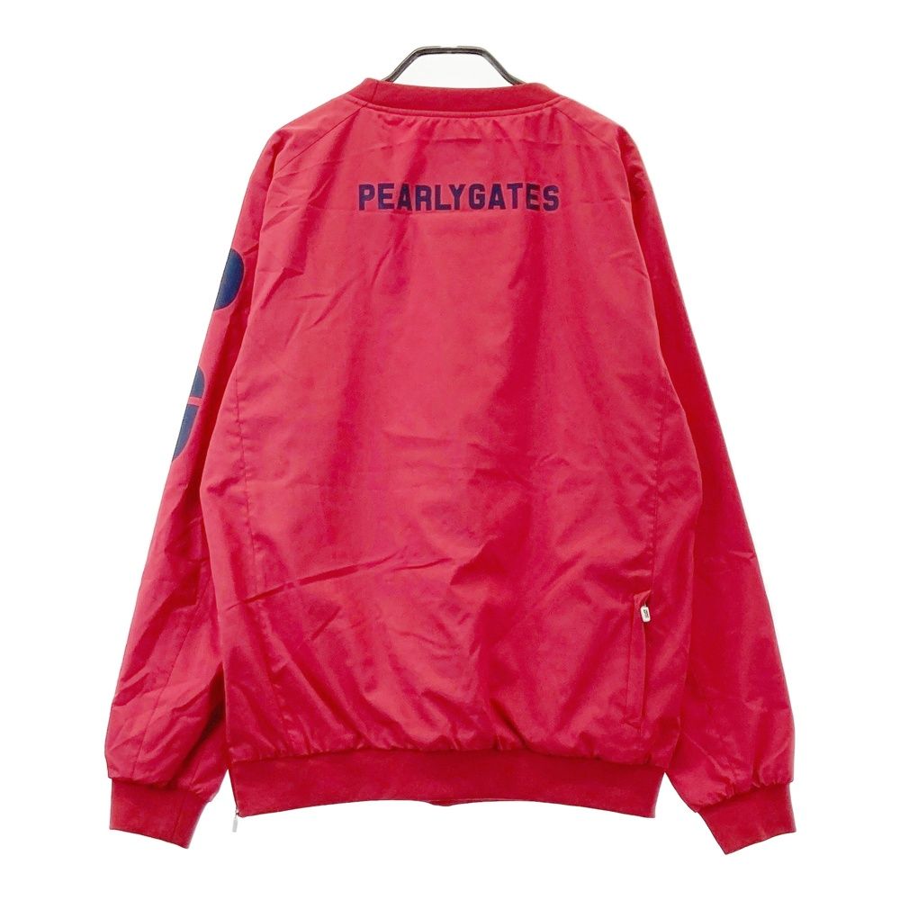 サイズ 5 PEARLY GATES パーリーゲイツ 蓄熱 スニードジャック 総柄 レッド系 240101523060 ゴルフウェア メンズ ストスト