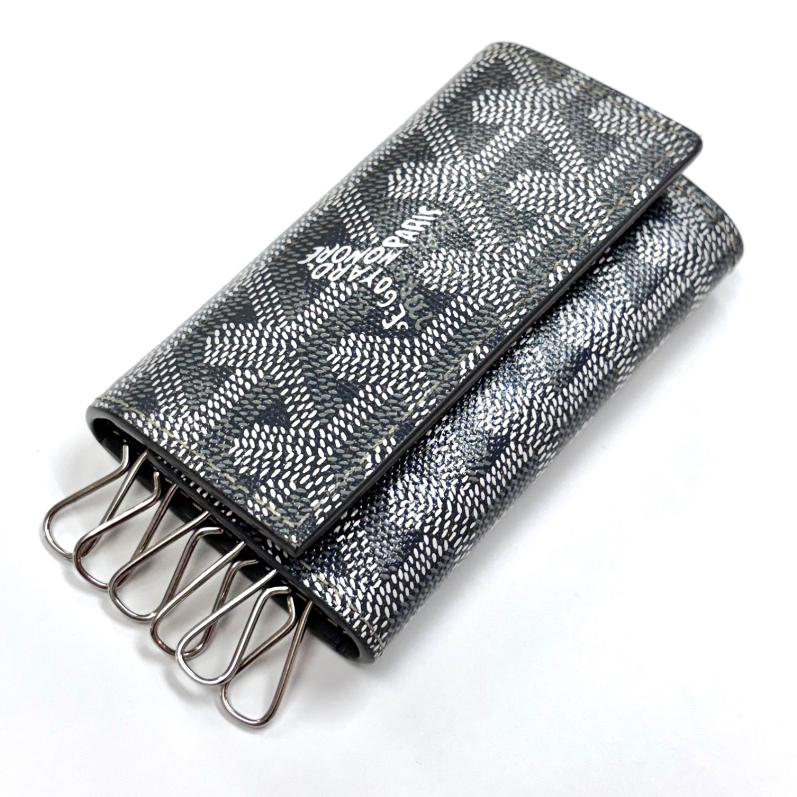 GOYARD ゴヤール キーケース グレー 美品 楽天市場】ゴヤール キーケース GOYARD 6連 コーティング