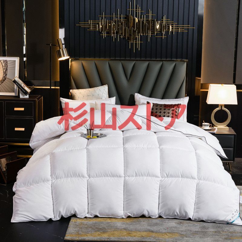 シルバーグースダウン シベリア産 西川産業 羽毛掛け布団 セミダブル