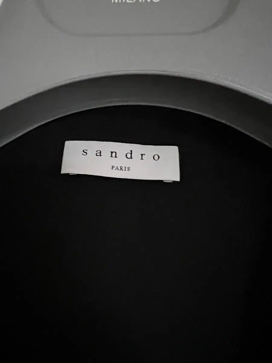 SANDRO サンドロ 黒 ロング ドレス