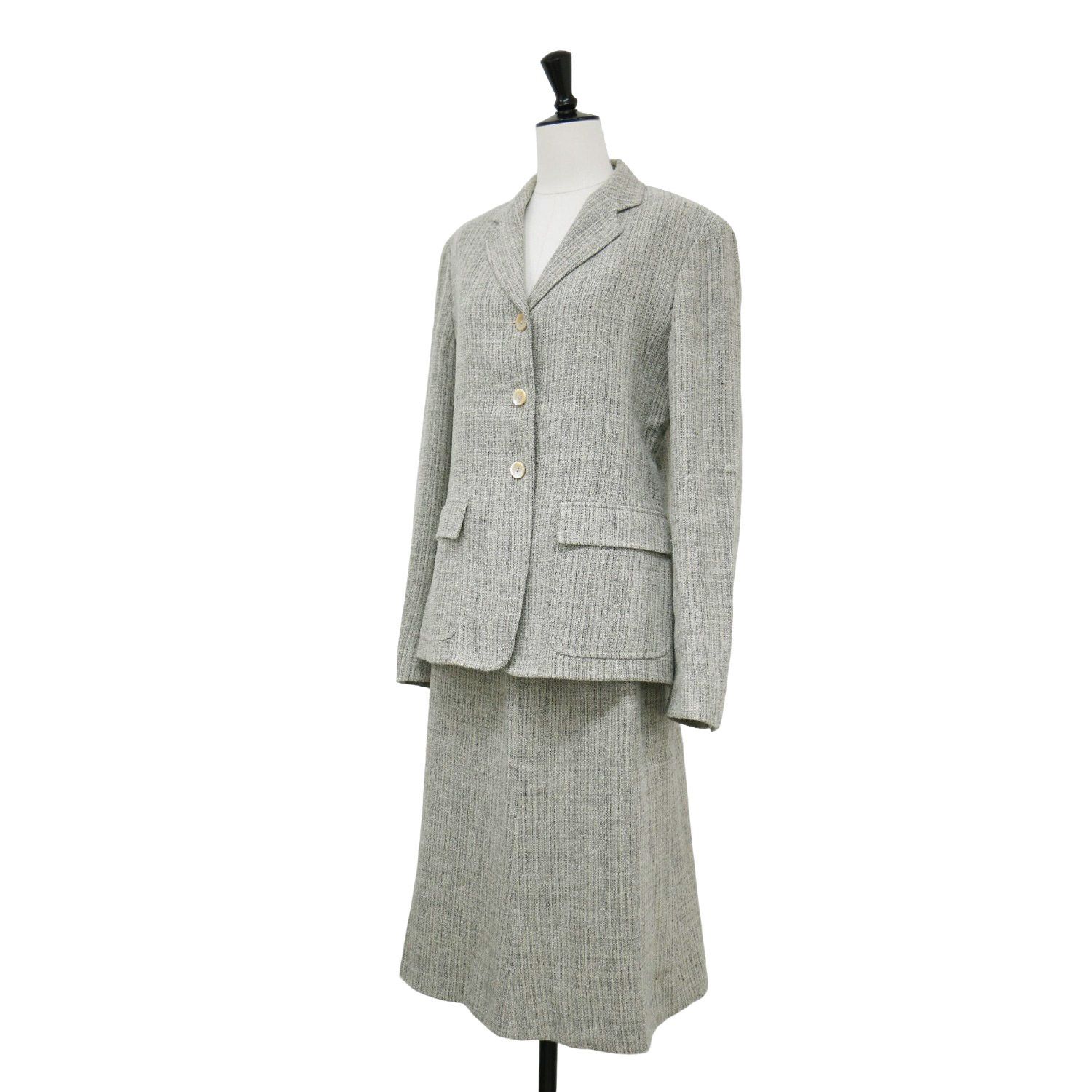 MaxMara マックスマーラ 最高級 白タグ ストライプパンツスーツセット