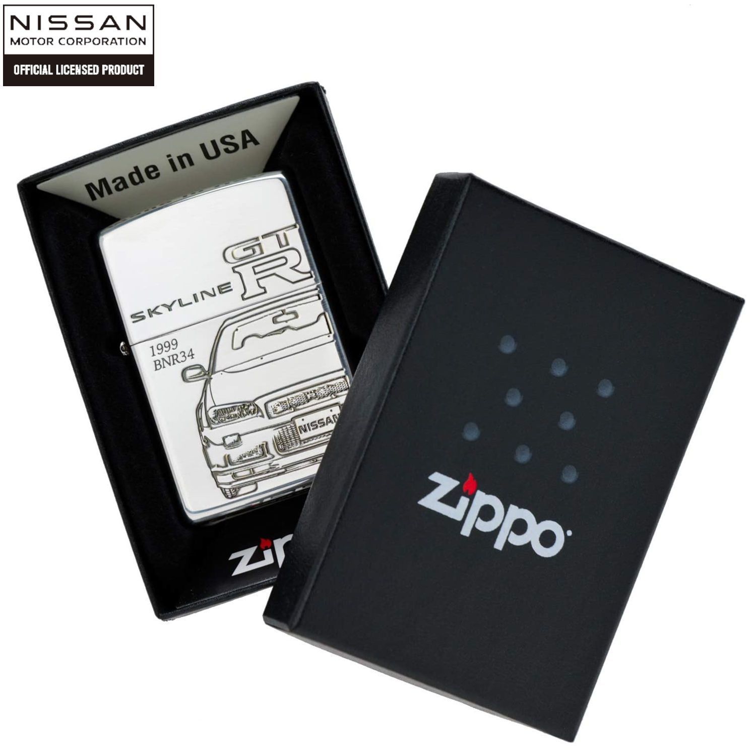 日産 ZIPPO NISSAN SKYLINE GT-R BNR34‐スカイライン ジッポー