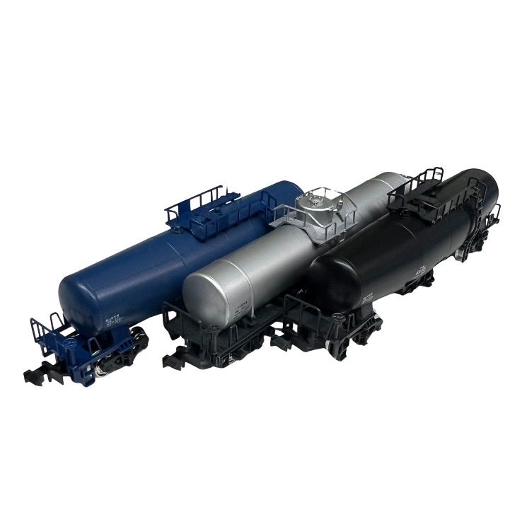 KATO タキ ガソリン専用車 (青 黒 シルバー)3両 まとめ売り 鉄道模型 