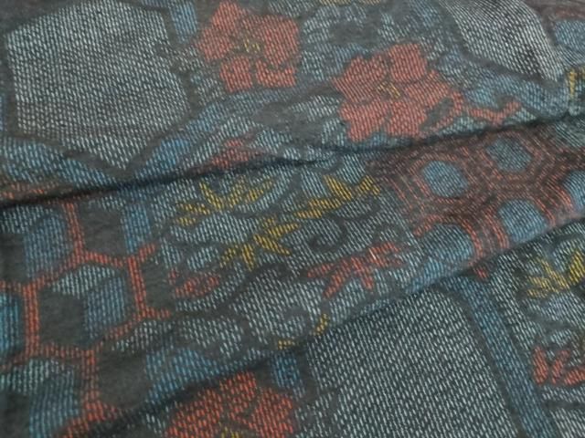 平和屋着物▽結城紬　単衣　亀甲花文　正絹　逸品　DAAS0688az 平和屋着物▽結城紬 単衣 亀甲花文 正絹 逸品 DAAS0688az - メルカリ